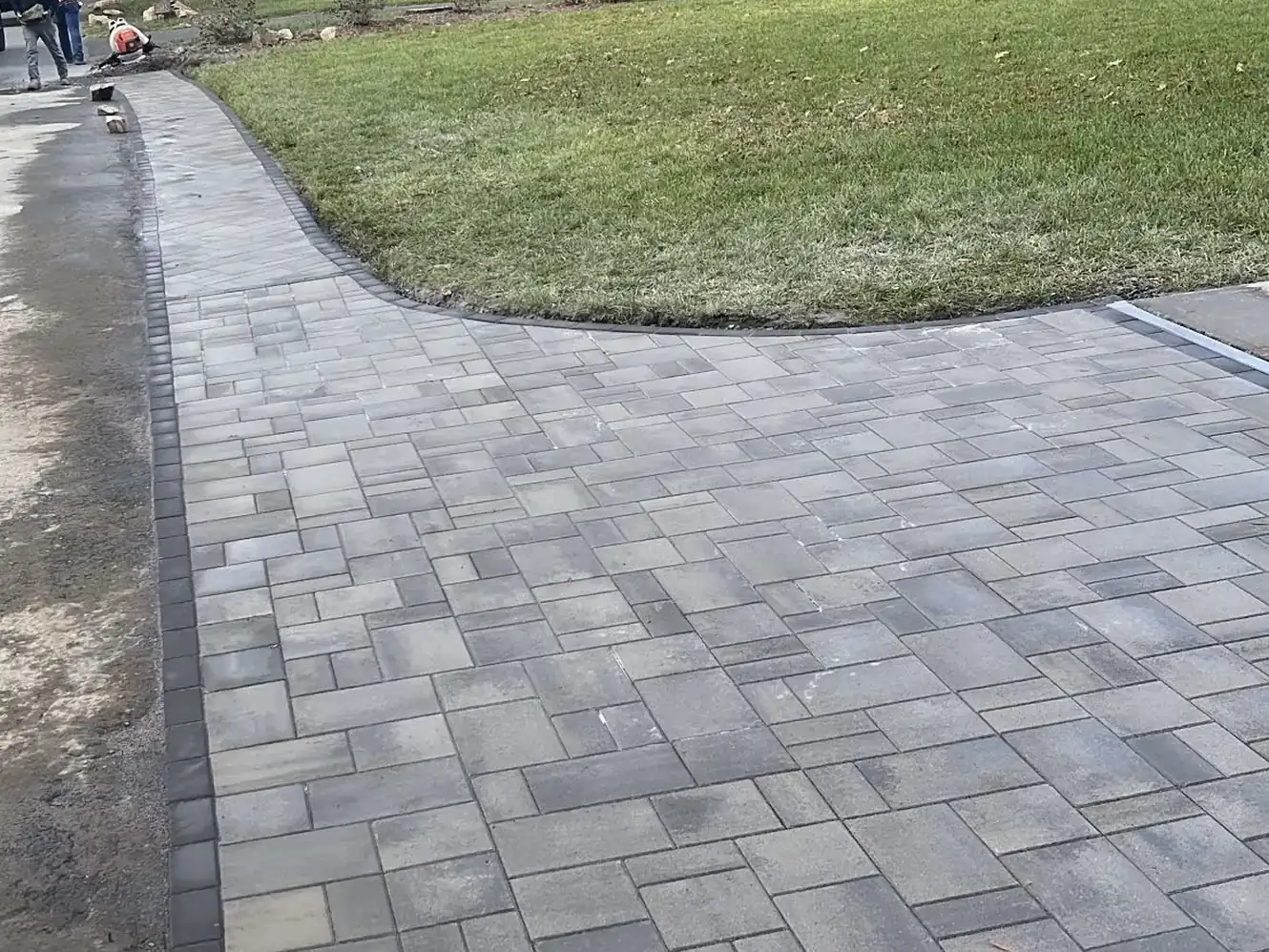 Paver driveway installation Charlotte NC